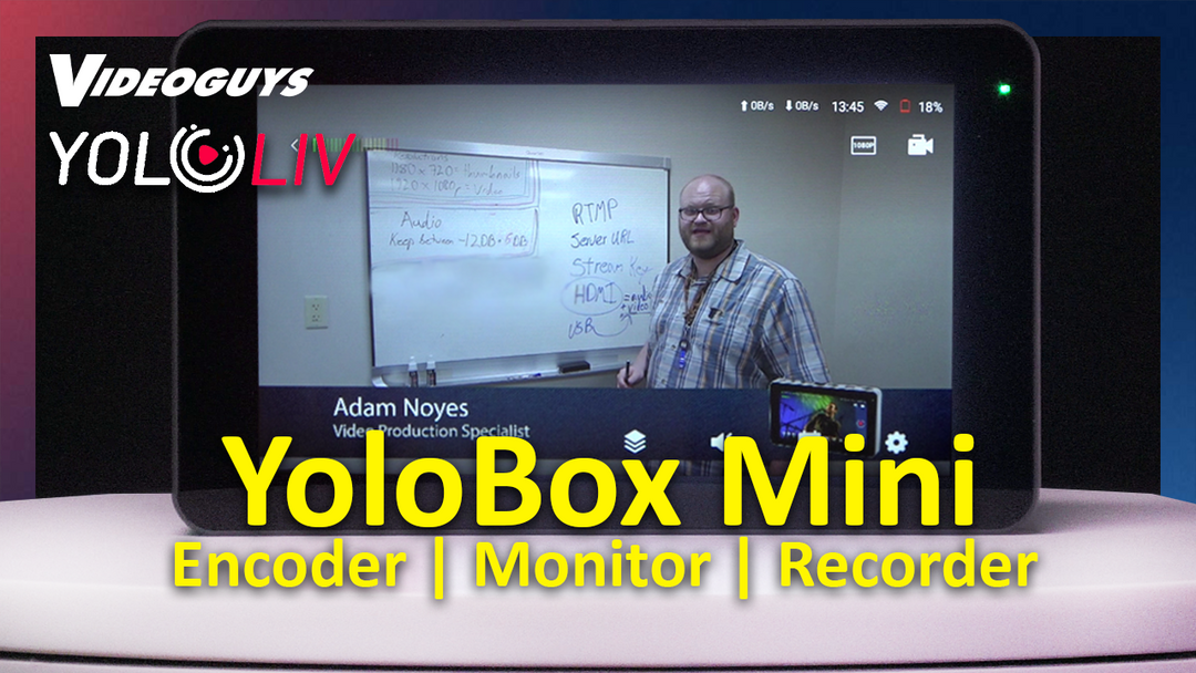 YoloLiv YoloBox Mini - The Perfect Small End All In One Encoder, Streamer, Recorder