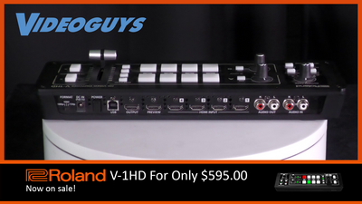 Roland V-1HD Now On Sale for $595.00!