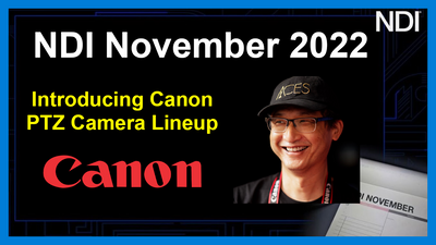 Introducing Canon PTZ Camera Lineup