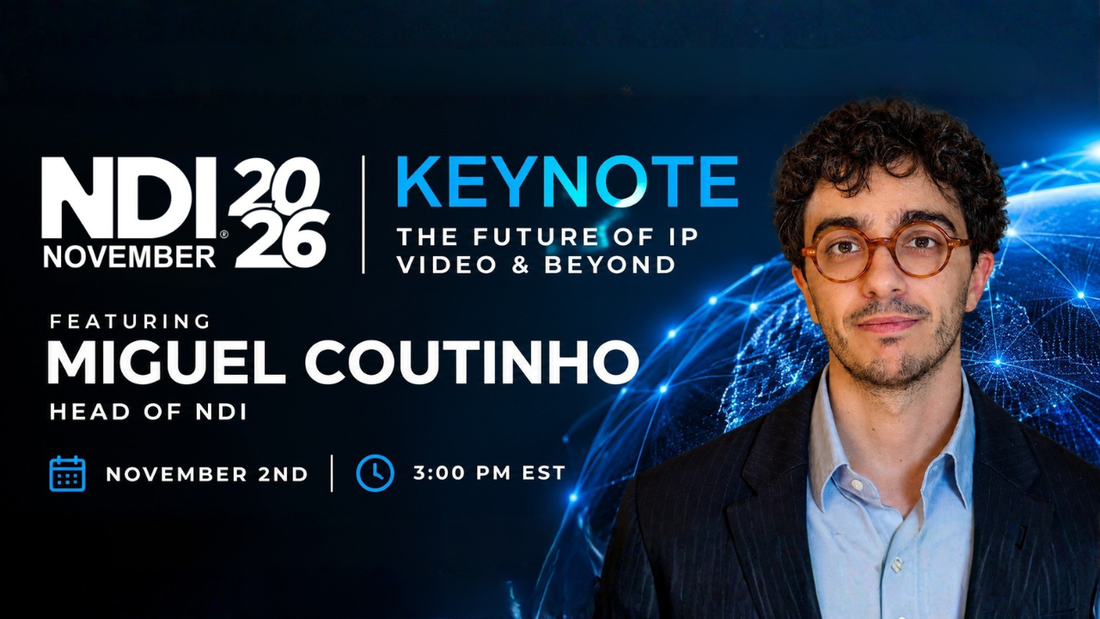 NDI November 2026 Keynote: Miguel Coutinho on November 2
