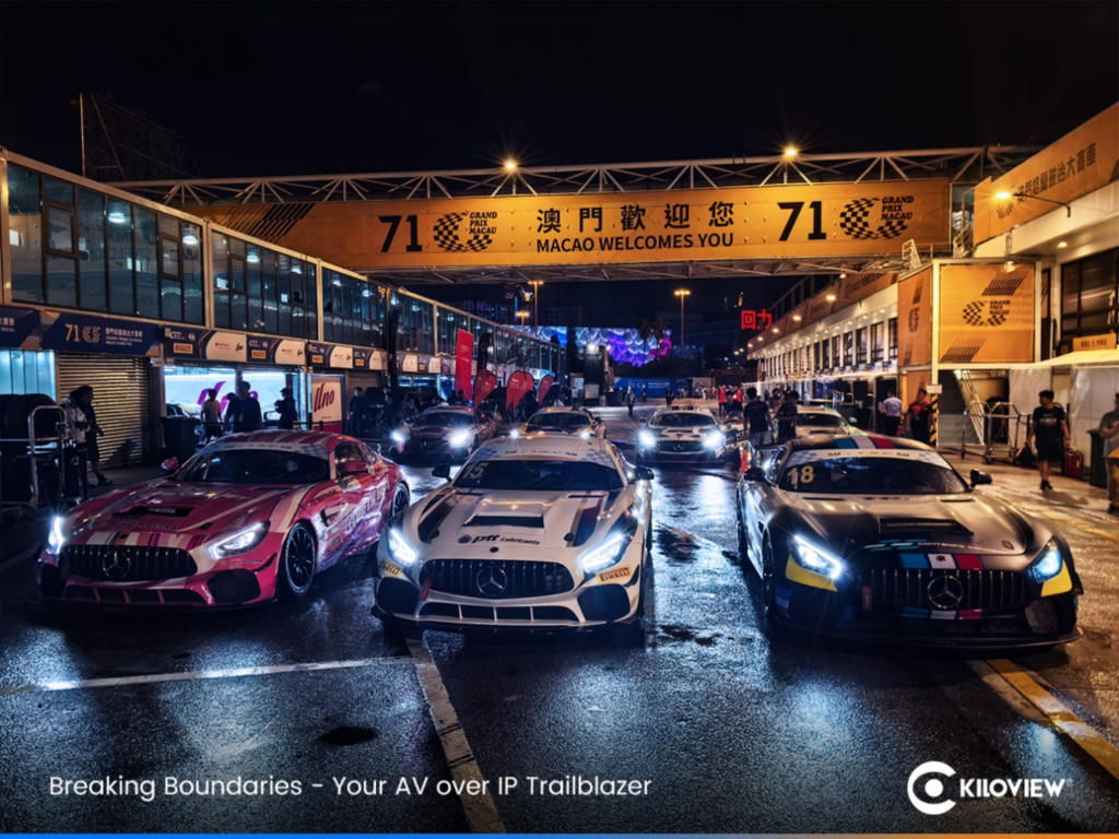 Kiloview Transforms the 71st Macau Grand Prix with Cutting-Edge NDI AV-over-IP Solution