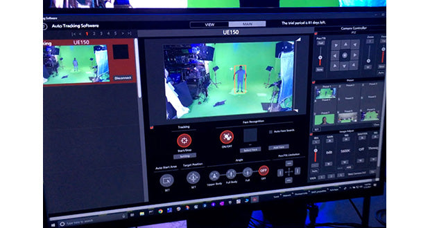 Panasonic AW-UE150 4K 60p PTZ with Auto Tracking Software