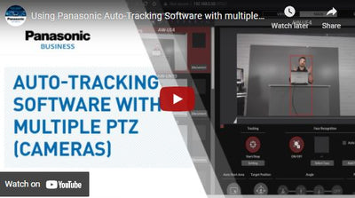 Using Panasonic PTZ Auto-Tracking Software AW-SF200