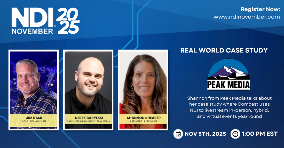 Comcast West: Revolutionizing Live Event Production with NDI and Vizrt TriCaster