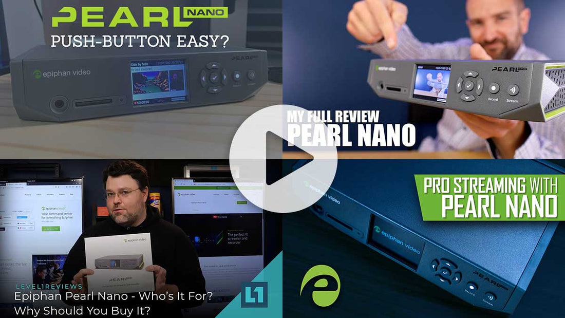 Check out all these great Epiphan Pearl Nano review videos!