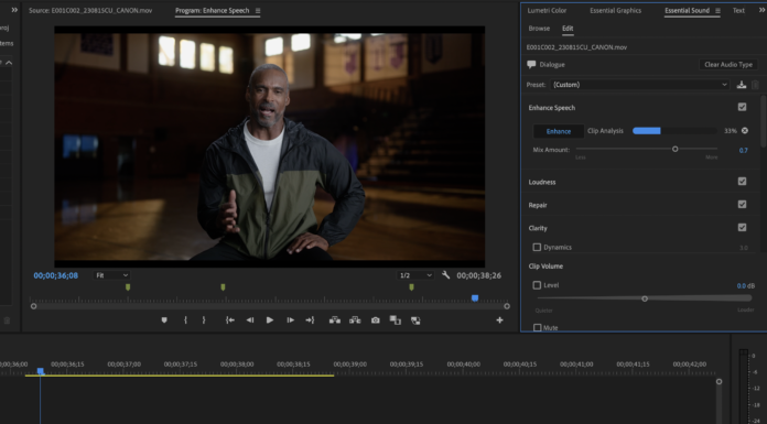 Adobe Premiere to Use AI to Fix Bad Dialogue