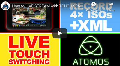 Atomos Shogun 7: Live Stream with Touch Screen Capability