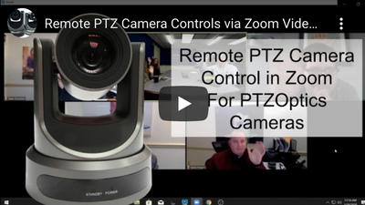 How to control a PTZ camera with Zoom Video Conferencing