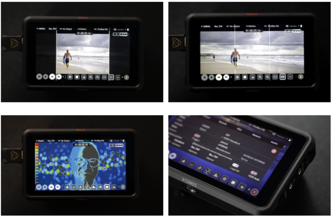 Atomos Ninja V Users Firmware Update Including Social Media Focused Frame Guide