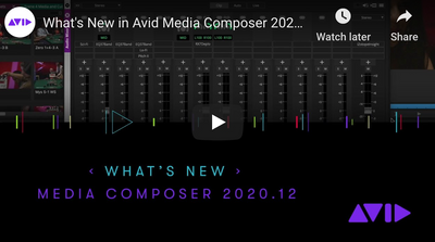 Ring in the New year with Avid Media Composer 2020.12