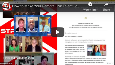 Great Tips  to Make Your Remote Live Talent Look and Sound Awesome