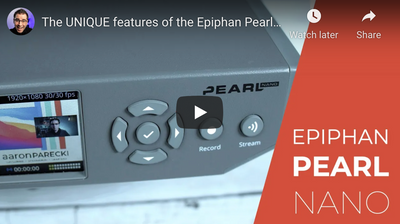 Epiphan Pearl Nano: UNIQUE Live Streaming Encoder