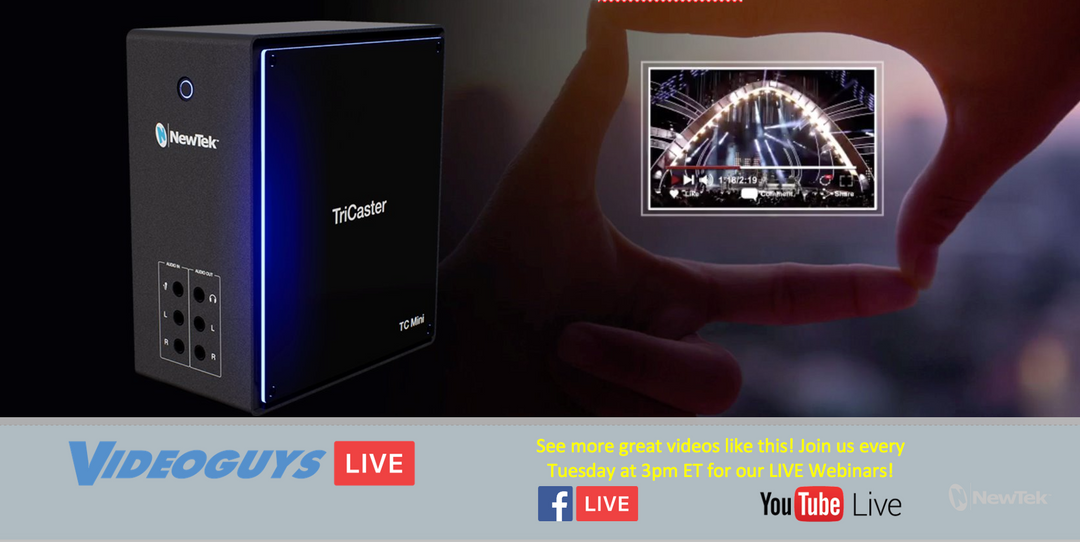 NewTek Workflows with the TriCaster Mini 4K|NDI