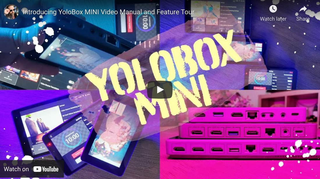 YoloLiv YoloBox Mini Video Tutorial