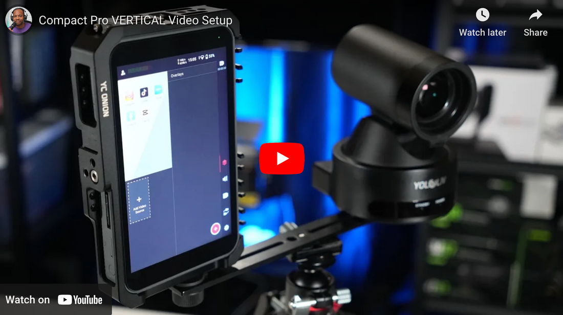 YoloLiv Instream and Verticam for Producing Vertical Video