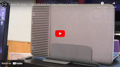 iodyne Pro Data – Fast SSD RAID for Video Editing Explained