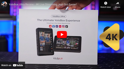 YoloBox Ultra - 4K Live Streaming & ISO Recording Just Got Easier!