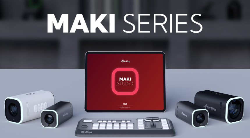 BirdDog Launches MAKI Live and MAKI Studio at NAB 2025: Compact 4K Wireless Camera System for Creators and Pros