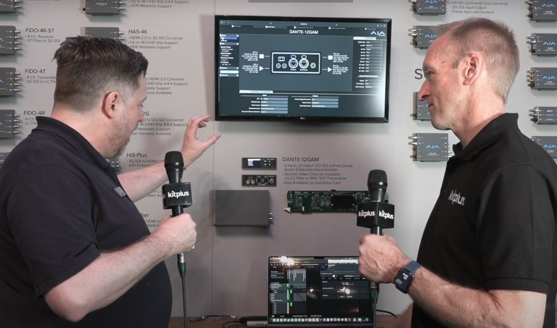 AJA Launches New Dante 12G Mini Converter at NAB 2025