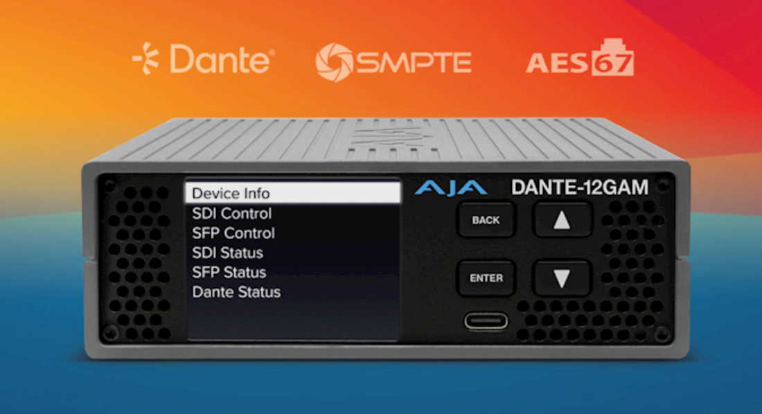 AJA Video Systems Previews New IP, SDI, and Audio Solutions for NAB Show 2025