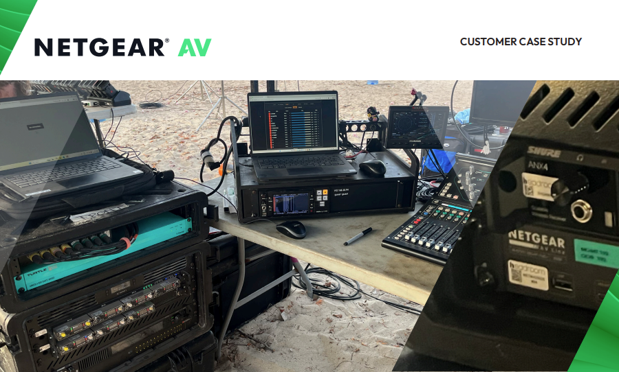 NETGEAR M4250 Powers Survivor Québec's Remote Audio Network