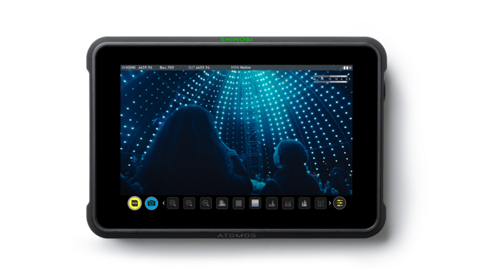 Atomos Shinobi 7" Monitor with 2200 Nits of Brightness and Camera Controls