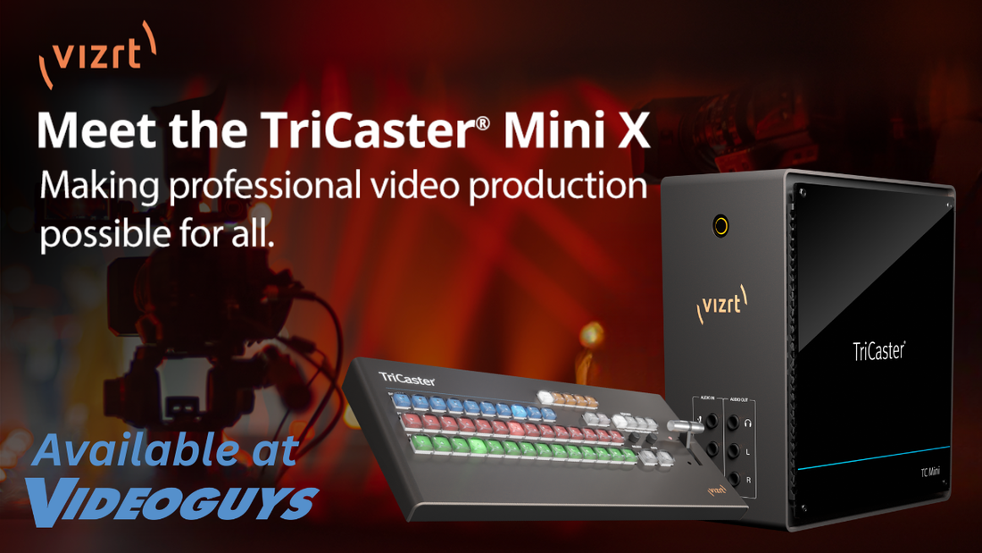 Complete Live Production Under $10K | Vizrt TriCaster Mini X Bundle