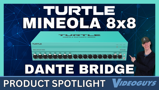 Turtle AV Mineola 8x8 Review: Add Analog Audio to Dante Networks Easily