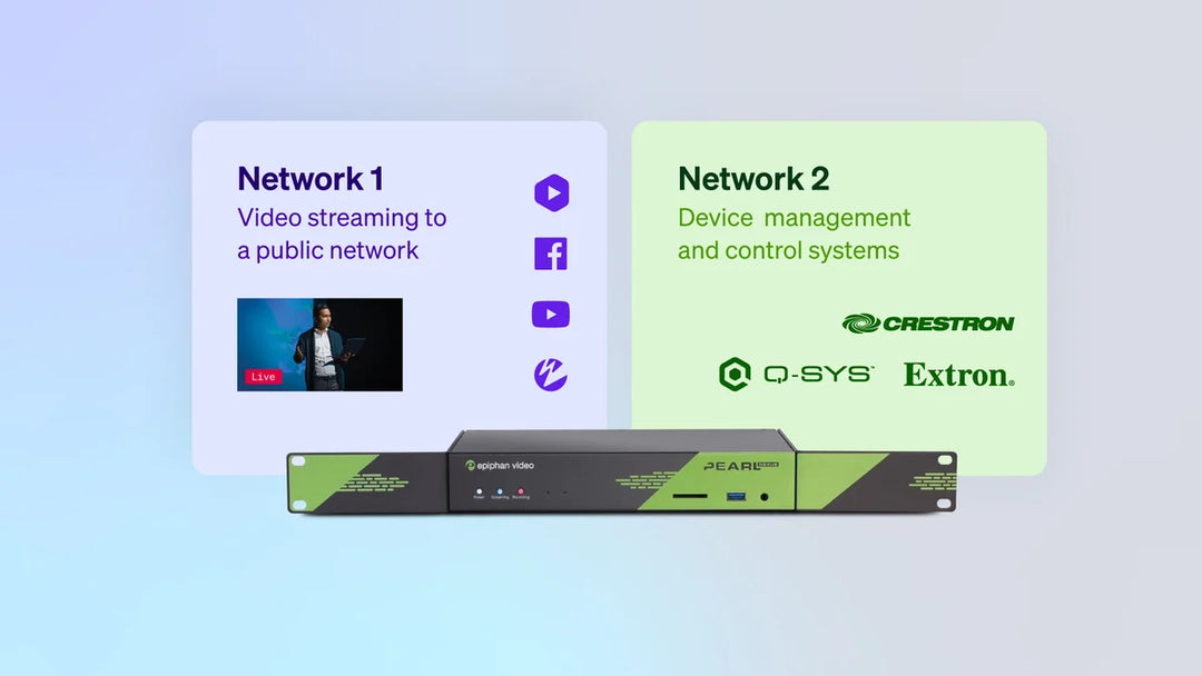 New! Dual Ethernet on Pearl for enhanced network performance