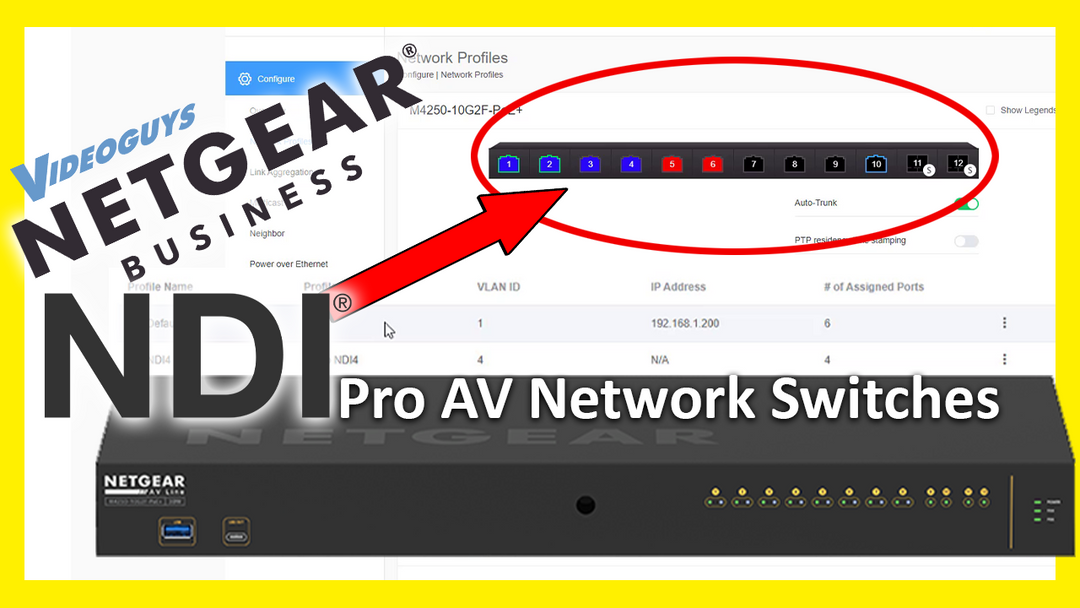 NETGEAR AV Line M4250 Network Switch NDI Tutorial