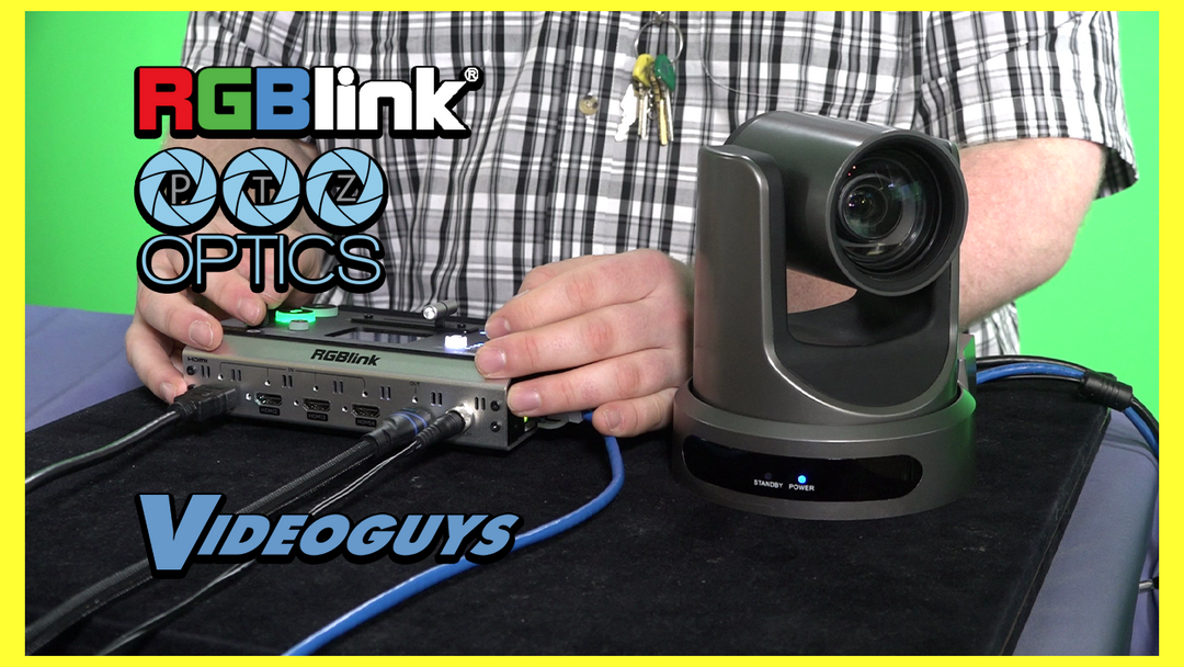 PTZ Control Tutorial: RGBlink mini+ and PTZOptics