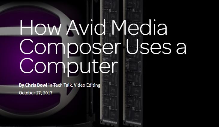 Learn how How Avid Media Composer Utilizes Computer Power