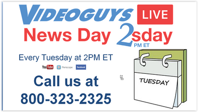 Videoguys Live News Day 2sday Page