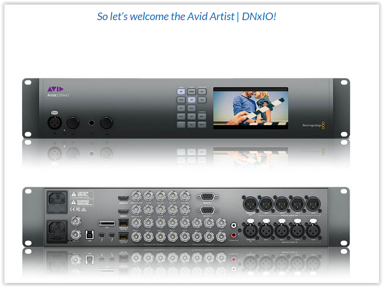 Hands on with Avid DNxIO Hardware