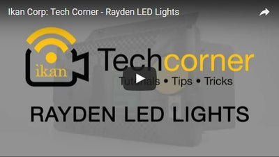 iKan's Tech Corner Video Featuring Rayden LED Lights