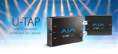 AJA Launches U-TAP USB 3.0 Capture Devices