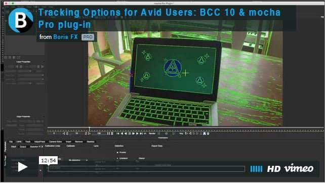 Boris FX BCC 10 & mocha Pro Tutorial: Tracking Options