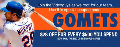 Special Videoguys Coupon! Let's Go Mets