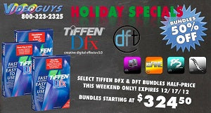 50% Off Select Tiffen Dfx and Dft Bundles this weekend only at Videoguys.com!