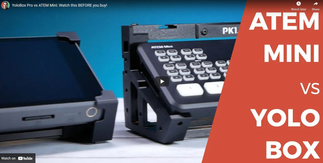 YoloBox Pro vs ATEM Mini: which is the best for live streaming?