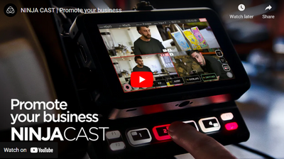 Use Atomos NINJA CAST to Promote your Business