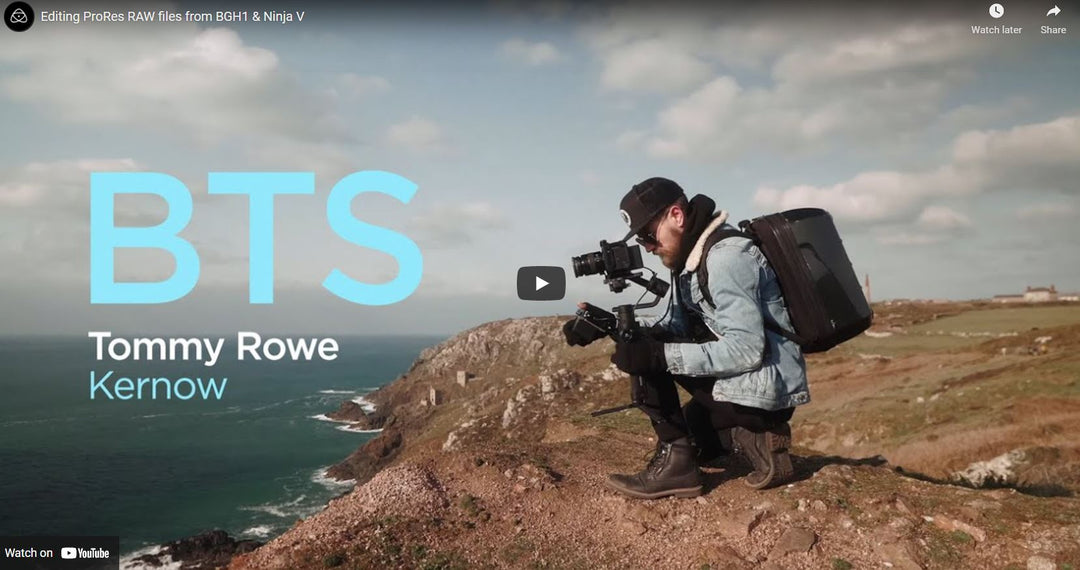 Atomos Ninja V with Lumix BGH1 ProRes RAW Editing Workflow