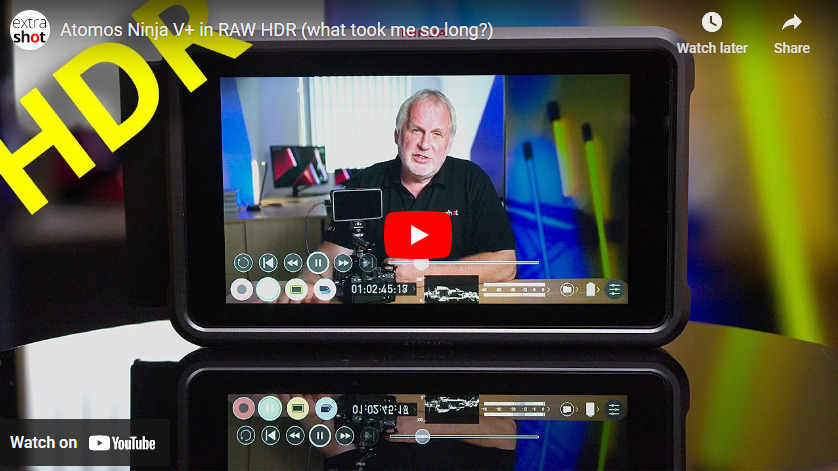 RAW HDR with Atomos Ninja V+