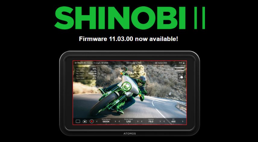 Shinobi II: More Cameras Supported. Enhanced Touch to Focus