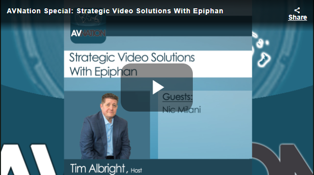 Strategic Video Solutions With Epiphan Pearl Family of Streaming and Encoding Devices