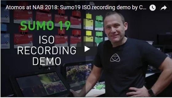 Atomos Sumo19 ISO Recording Demo by CEO Jeromy Young