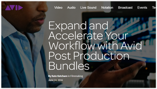 Avid Nexis Pro Post Production Bundles Expand & Accelerate Your Workflow