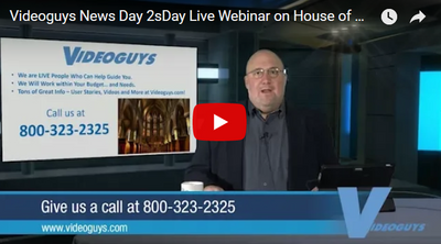 Videoguys NewsDay 2sDay Live Webinar on Live Production for Houses of Worship