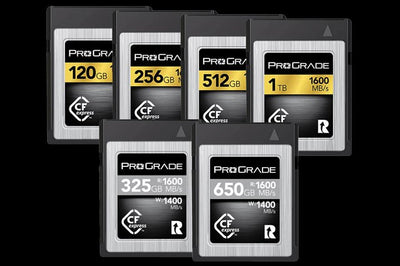 NEW CFexpress Cards from ProGrade for RAW 4K Capture