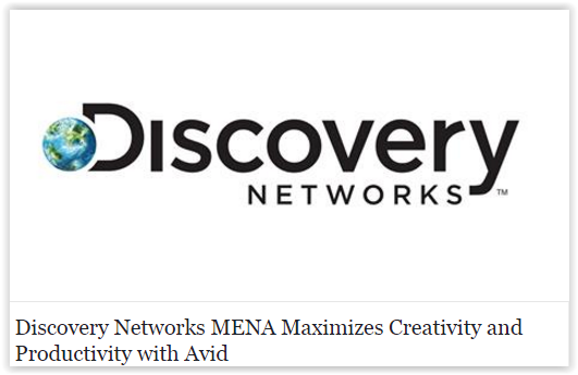 Avid Maximizes Creativity and Productivity for Discovery Networks